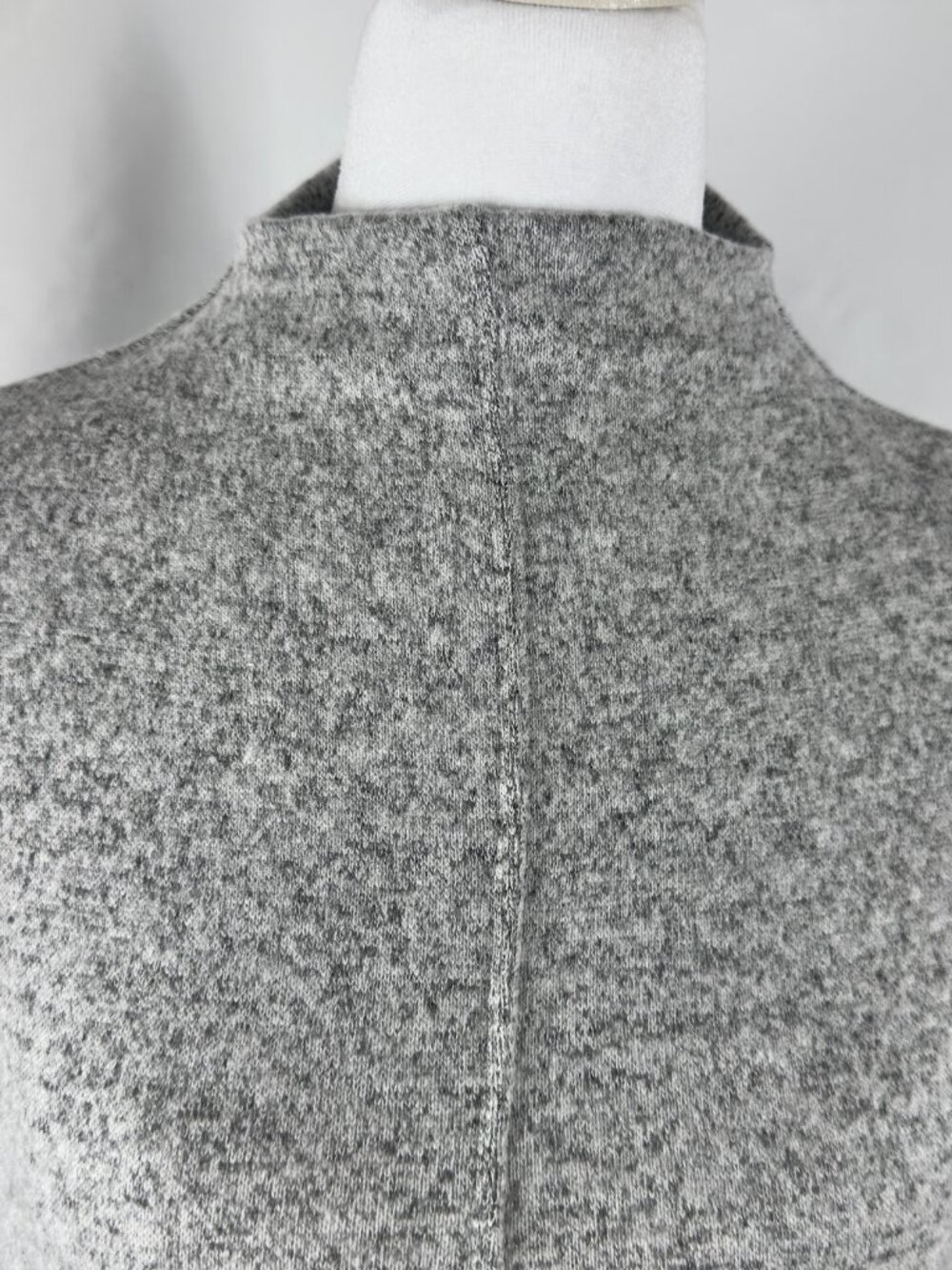 NLT Heather Gray Mock Neck Top – Small – NWOT - Picture 2 of 10